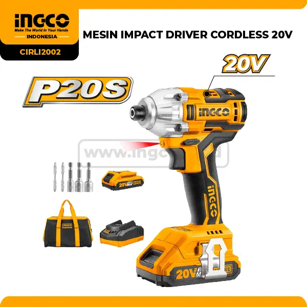 CIRLI2002 - (MESIN IMPACT DRIVER CORDLESS 20V) => CIRLI2028