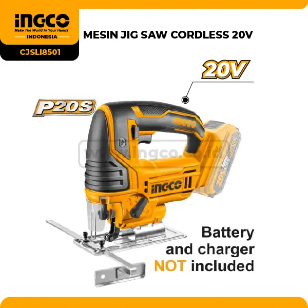 CJSLI8501 - (MESIN JIG SAW CORDLESS 20V => CJSLI1008)