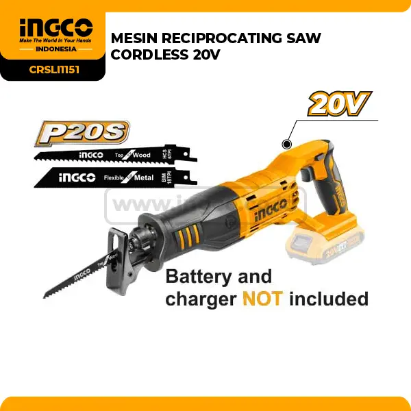 CRSLI1151 - (MESIN RECIPROCATING SAW CORDLESS 20V*)
