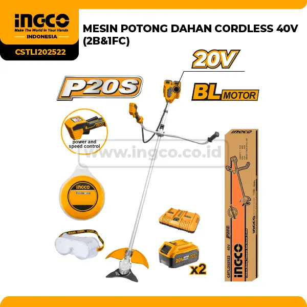CSTLI202522 - (MESIN POTONG DAHAN CORDLESS 40V (2B&1FC)*)