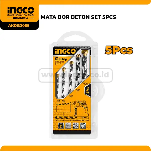 AKDB3055 - MATA BOR BETON SET 5PCS 