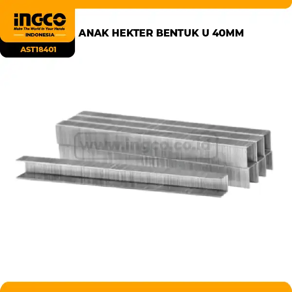 AST18401 - ANAK HEKTER BENTUK U 40MM (ACN50401)