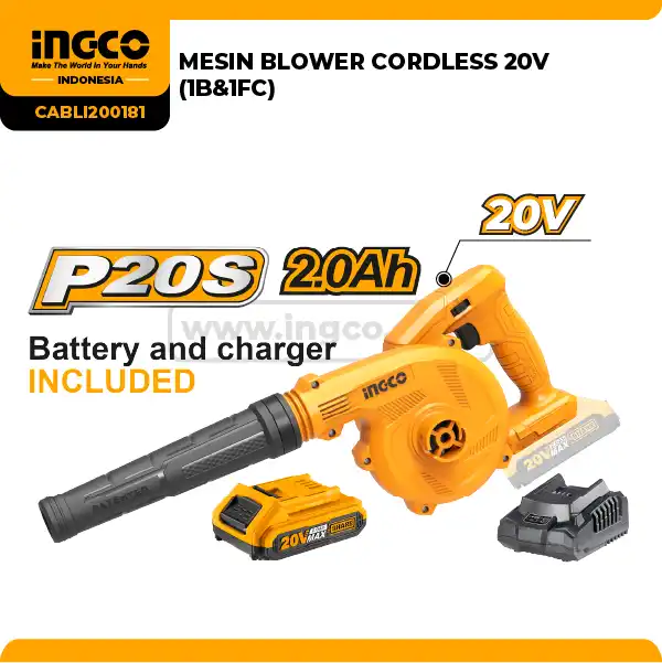 CABLI200181 - (MESIN BLOWER CORDLESS 20V (1B&1FC) => CABLI20028)