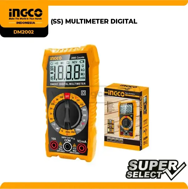 DM2002 - (MULTIMETER DIGITAL =>  DM360011)