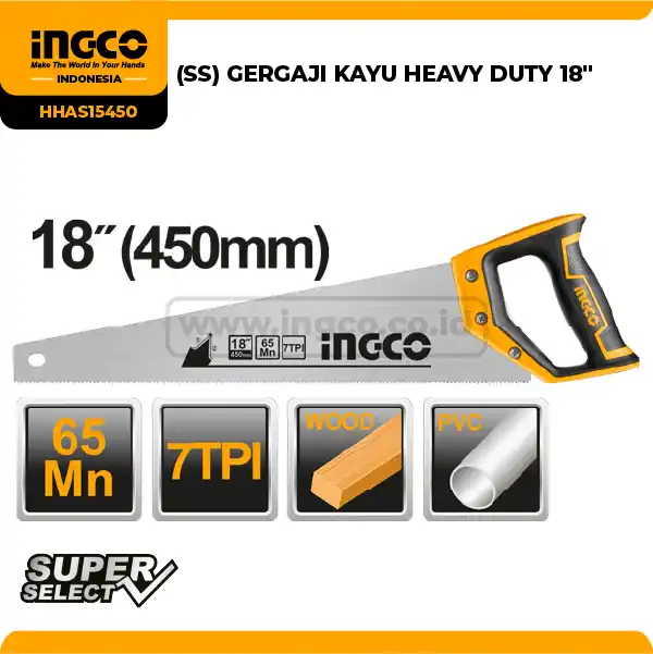 HHAS15450 - GERGAJI KAYU HEAVY DUTY 18''