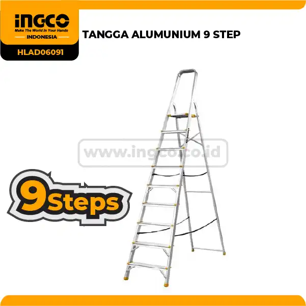 HLAD06091 - (TANGGA ALUMUNIUM 9 STEP)