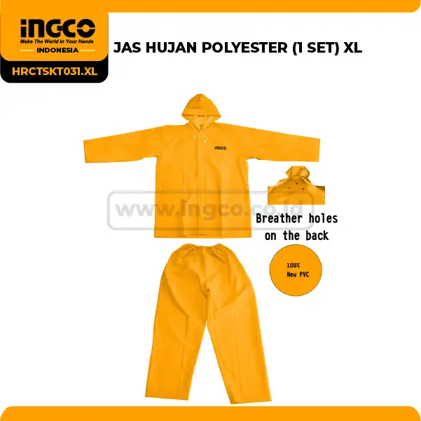 HRCTSKT031.XL - JAS HUJAN POLYESTER (1 SET) XL 