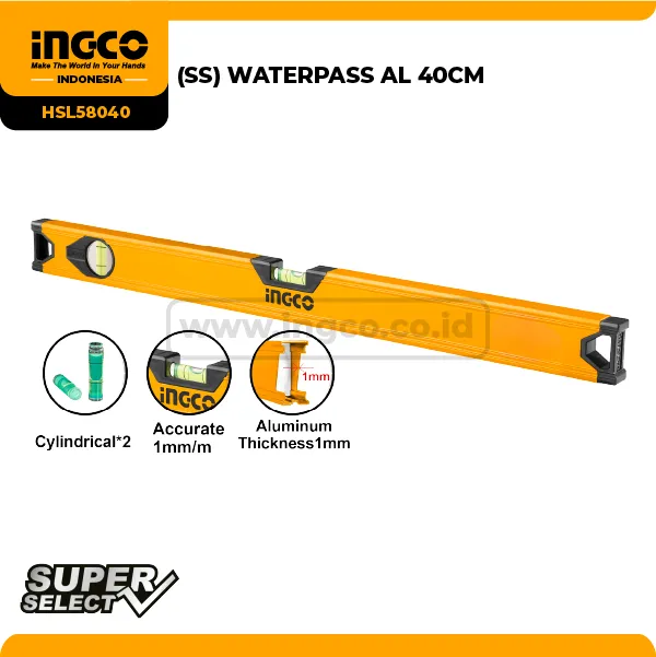 HSL58040 - WATERPASS AL 40CM